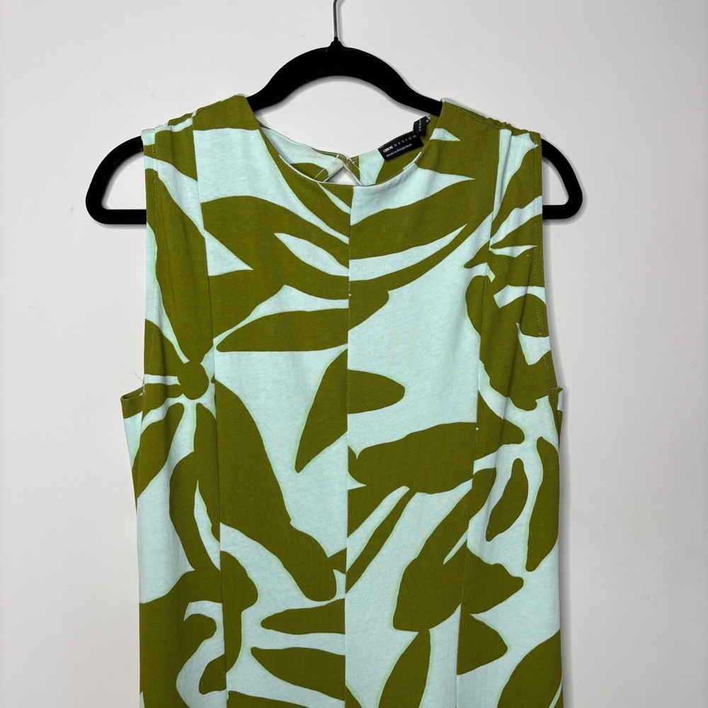 ASOS Design Floral Green Sleeveless Midi Dress - Picture 6 of 8